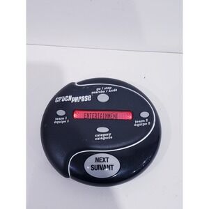 Scrabble Catch Phrase Electronic Handheld Game Hasbro Party Game TESTED